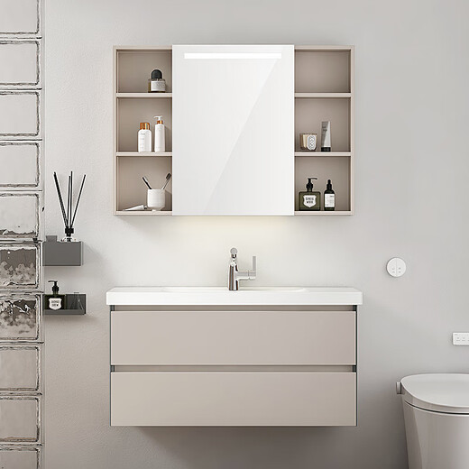 Hengjie (Hegii) Armoire de salle de bain suspendue Salle de bain Ceramic Basin Basin BEAUTY Mirror Cabinet Cabinet de lavabé
