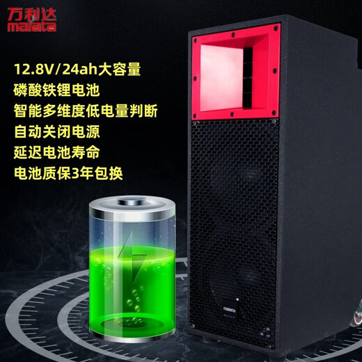 万利达（Malata）M+9788A音响当红不让新9789户外K歌音箱广场舞音响大功率无线蓝牙便携声卡音响带冷漠CQA无线麦克 M+9789+点歌机+四支话筒
