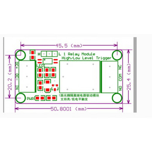 Relay module 1/2/4/8 channels 5/9/12/24V optocoupler isolation high and low level trigger microcontroller 2 channels_24V_red board relay