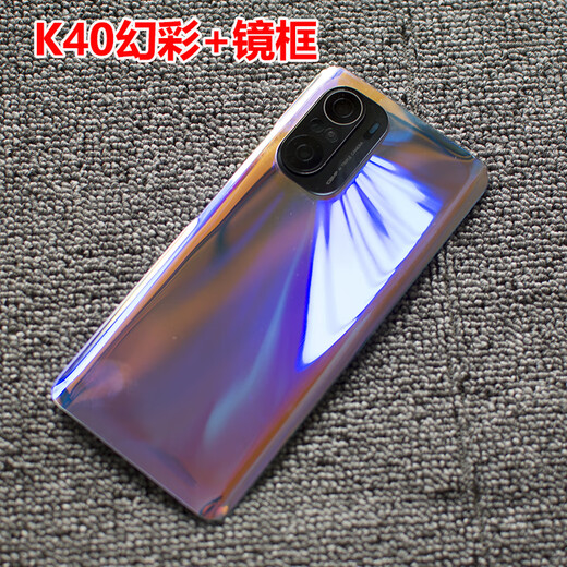 Yingtang is suitable for Redmi K40 original back cover Redmi k40pro/pro+ glass back case mobile phone battery cover rear screen K40/Pro Black
