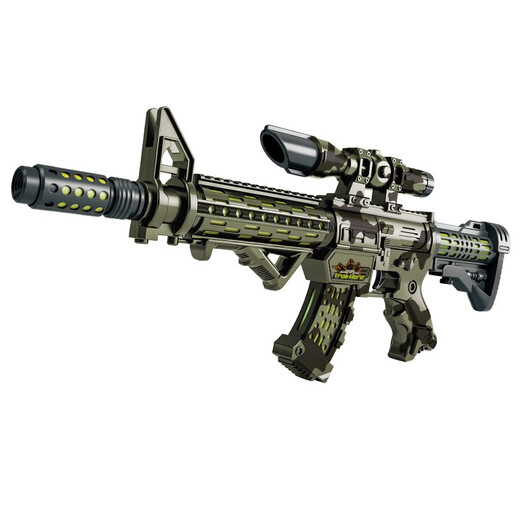 DONGFA Electric Sound and Light Toy Gun Sound Effect Luminous Submachine Gun Assault Rifle Boy Children's Day Gift for 3-6 Years Old