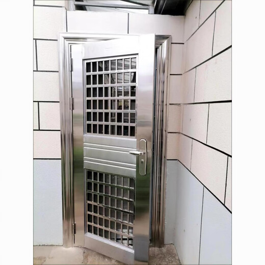 Qinkai 304 thickened stainless steel entry door anti-mosquito breathable composite door anti-theft door luxury color plate custom door main picture across 304 thick