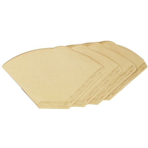 Lianze drip coffee filter paper for 1-4 servings American coffee machine hand-brewed coffee fan filter paper type 102 fan filter paper 100 pieces