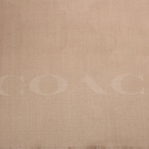 CoaCH (COACH) CoaCH Women's JUMBO Carriage Pattern Solid Color Tassel Scarf Valentine's Day Gift Taupe CQ719TAU