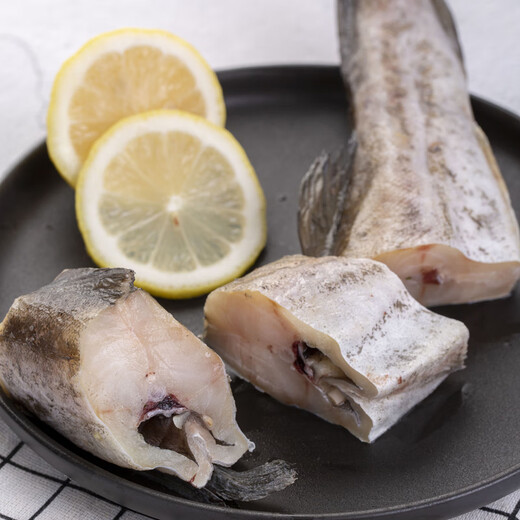 Ximei Seafood Alaskan Pollock net weight 4Jin Jin is equal to 0.5kg, head and guts removed, whole 6-10 pieces deep sea cod pollack
