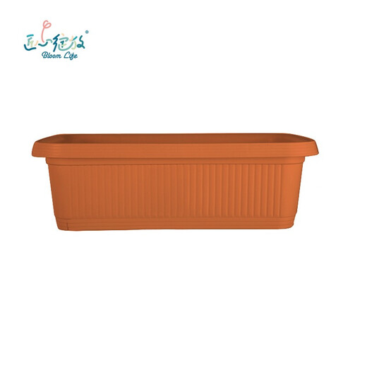 Bloomlife Long Flower Pot 550 Brick Red 30L Vegetable Pot 17081