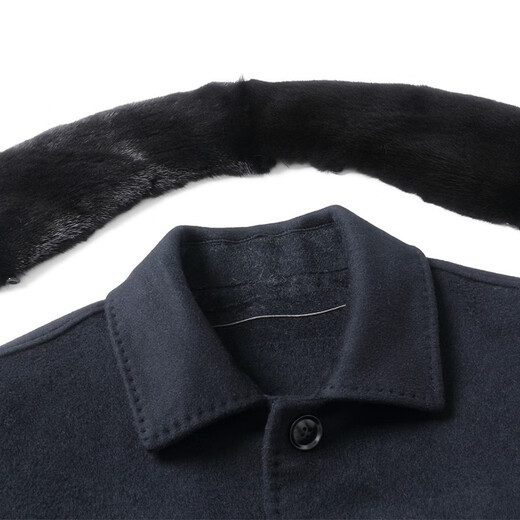 Nickel Business Business Business Agofable Amovable Finable Mink Mink Mink Coat Parker Parker Men's Ding Pure Cashmere + Sable Inner XL