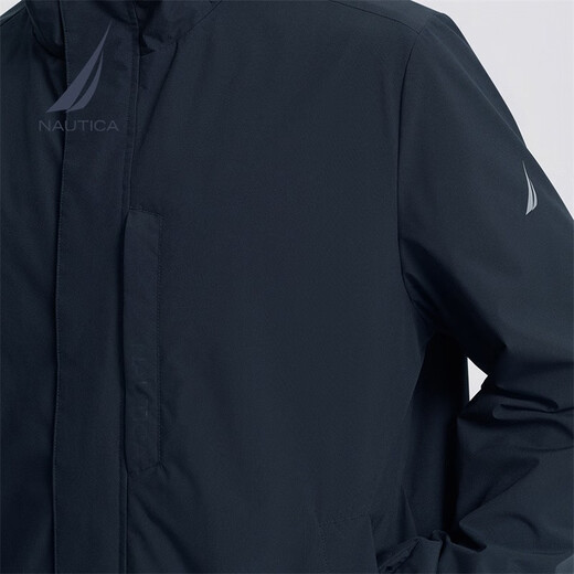 诺帝卡（NAUTICA）【父亲节礼物】男装春夏款防轻溅水连帽薄夹克外套男JO1398R 藏青4NV（231） M