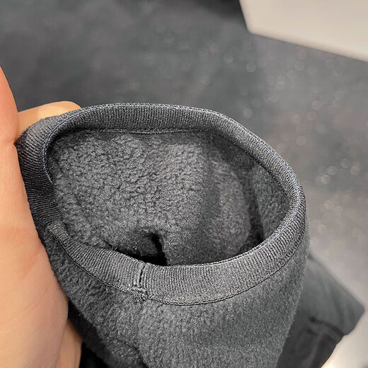 耐克卫衣外套男装 冬季新款摇粒绒运动服保暖休闲圆领套头衫上衣 DD4855-010/黑色/内里加绒 XL /建议150-180斤