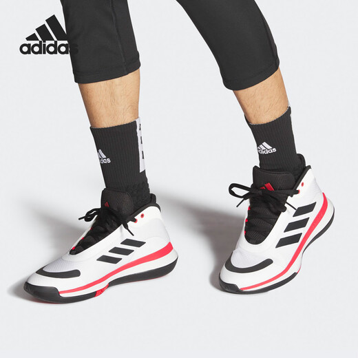 ADIDAS/阿迪达斯BOUNCE LEGENDS男款运动大学生中帮日常训练实战篮球鞋 IE9277 39