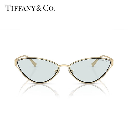 TIFFANY & CO.蒂芙尼 太阳镜女款光感变色墨镜猫眼形渐变色眼镜0TF3095 光致变色镜片/淡金色镜腿6196MF 61