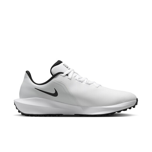 Nike (NIKE) official INFINITY G men's and women's golf shoes summer couple's light sports FN0555 100 white/black/white gold 42
