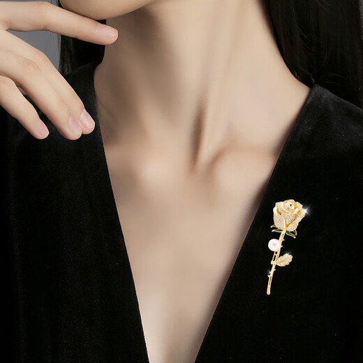 Jianlu brooch, high-end gift box, imitation pearl corsage, women's suit accessories, birthday gift for girlfriend, forest brooch, 3 pieces