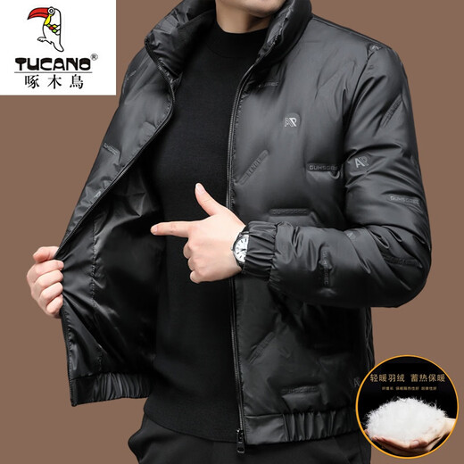 
Woodpecker (TUCANO) light and thin standing collar down jacket for men's short casual trend autumn and winter duck down business warm jacket White 17080Jin[Jin equals 0.5 kg]-95Jin[Jin equals 0.5 kg]