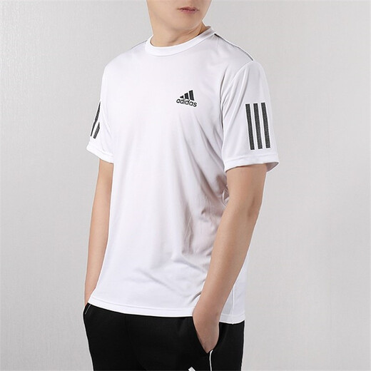 阿迪达斯（adidas） 男装新品运动休闲舒适透气舒适训练健身短袖T恤  DW9825 GJ9887 M