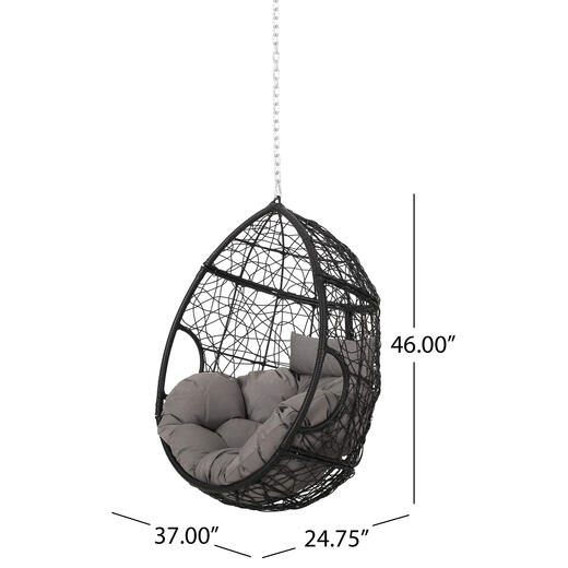 Christopher Knight Home Hammock/Swing Black + Gray