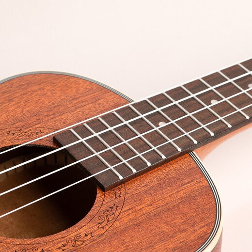 Minsine 23-inch ukulele beginners for women and men Uklili children's introductory guitar 21-inch/classic mahogany core wood
