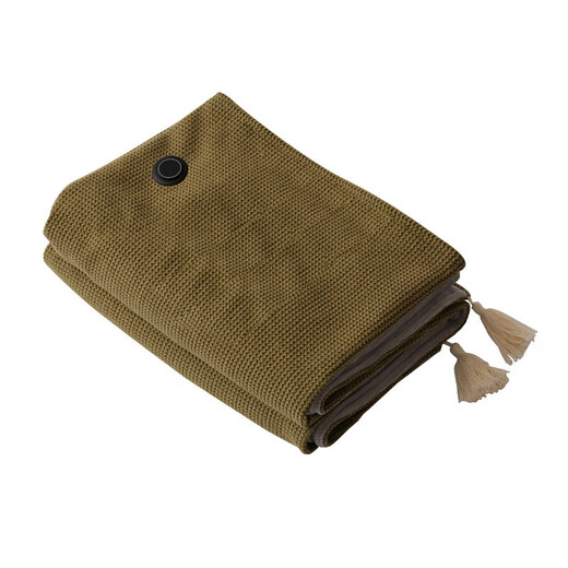 Merf Warming Blanket Heating Shawl USB Heating Blanket Electric Heating Shawl Can be Connected to a Power Bank Electric Blanket Removable Washable Cover Legs Home Office Heating Blanket Christmas Birthday Gift Shanzhi Green-Yunshang Blanket Premium Waffle Velvet + Gift Box + Gift Bag Office Home Heating Artifact