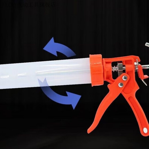 Hand-pressed structural glue gun manual labor-saving thickened all-plastic glass glue gun glue gun household caulking soft glue gun Store manager