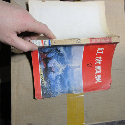 
[Out-printed old book] Red flag flutters 21 16836