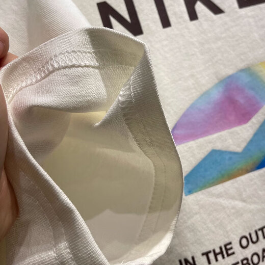 Nike (Nike) Kurzärärmelte Herren Sommersporttraining Casual Round Neck T-Shirt Lose, bequemes atmungsaktives Top HF6172-133 L