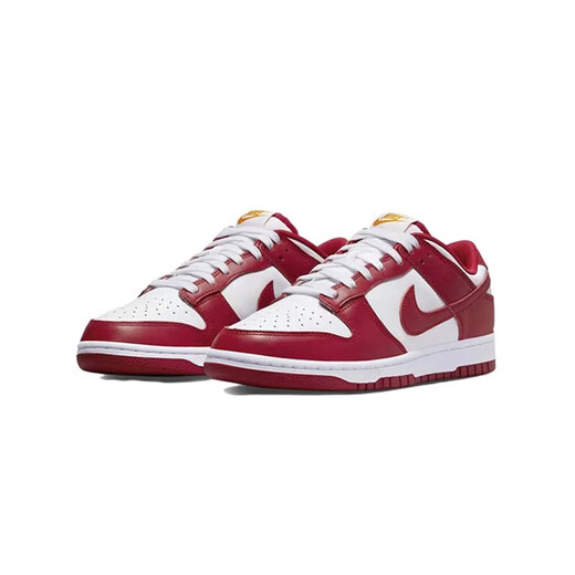 耐克（NIKE） DUNK LOW RETRO 白红 复古低帮休闲板鞋 DD1391-602 38.5