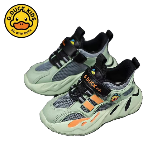 
G. DUCKKIDS small yellow duck mesh Velcro children's shoes universal children's shoes children's sports shoes summer 24 children's universal children breathable 6221 pink (summer single net) 32 inner length 20CM