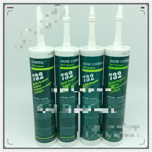 DOW 732/DOW CORNING 732 glass glue/sealant/aluminum color NSF food grade certified glue transparent
