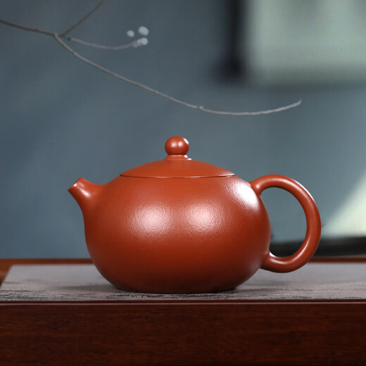 Hidden Pot World Government Subsidy Yixing Purple Clay Pot Purely Handmade Household Teapot Pear Skin Dahongpao Tea Set Xishi Pot
