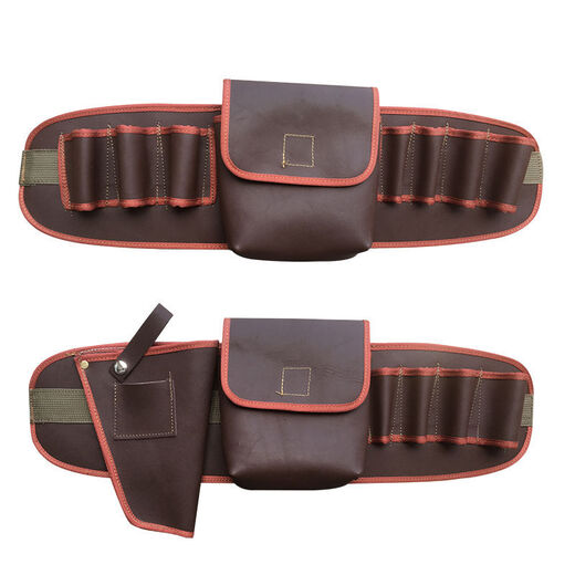 Sailoto Tool Bag Waist Bag Thickened Large Tool Bag Multifunctional Small Pocket Electrician Maintenance Decoration Shoulder Tool Bag Dark Multifunctional Bag + Belt