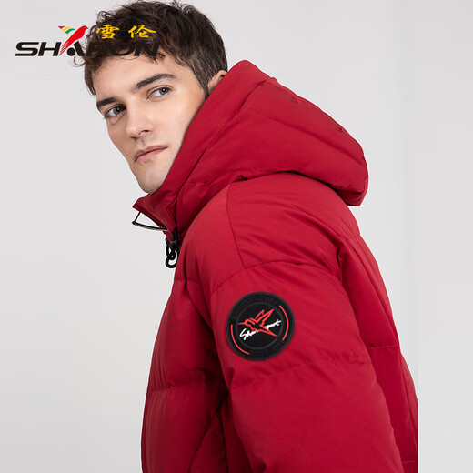 Sherlock Down Jacket Corto de otoño suelto y chaqueta de invierno con capucha de moda y versátiles y versátiles y casuales 12605 Mist Blue L