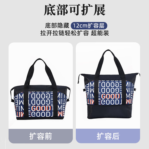 Bolsa de viaje de Lehuo Cancelar bolso de carro de mano gran capacidad sosteniendo la bolsa de lona plegable