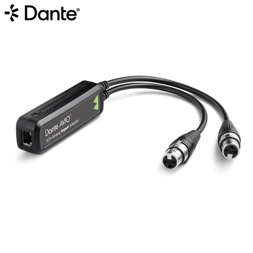 DANTE BY AUDINATE AVIO analog audio to Dante adapter Internet of Everything plug and play digital audio digital-to-analog converter ADP-DAO-AU-0X1