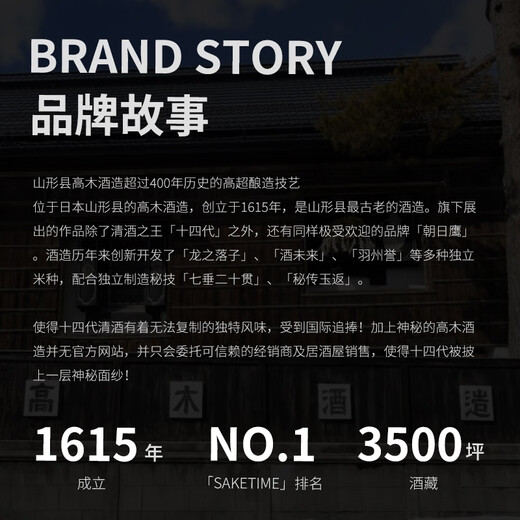 Fourteenth generation Honmaru Special brew 1.8L high-end limited Japanese sake imported original