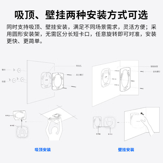 TP-Link Gigabit WiFi6 Plafond sans fil AP AP Dual Band 5G Corporate Hotel Hotel Commercial WiFi Couverture complète XAP1506GC-POE / DC Easy-Show Edition 1500m