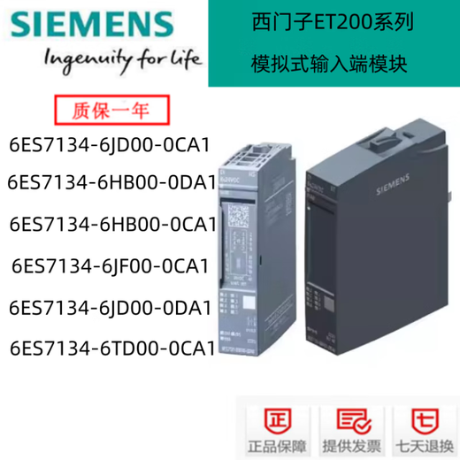 Siemens SP module 6ES7 134-6TD00/6JF/6HB/6JD00-0CA1-0DA1 AI2 6ES7134-6JD00-0DA1