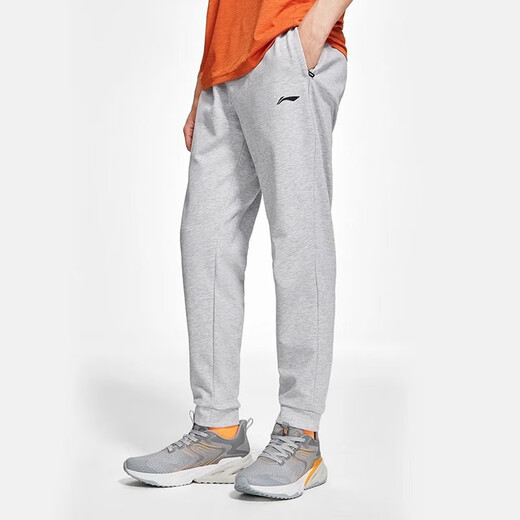 
Li Ning (LI-NING) men's sweat-absorbing pants [2022 new product] Fitness series men's feet sweat-absorbing comfortable pants Black AKLS683-2 2XL