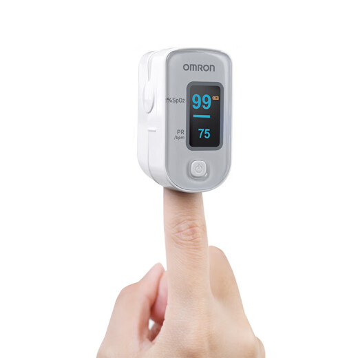 欧姆龙（OMRON）血氧仪HPO-100家用指夹式脉搏血氧饱和度脉搏检测器指脉氧 血氧仪+血压计 HPO-100+U723