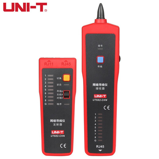 Uni-T (Uni-T) Line Hunter Multifunktions-Anti-Interferenz-Line Hunter-Netzwerk-Telefonleitungs-Sucher Elektrische Netzwerk-Leitungs-Leitungstester UT682 (Line Hunt + Kabelfunktion)
