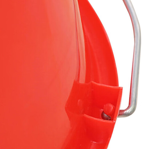 Laixuan red multifunctional bucket property cleaning bucket 22L without lid - 5 pieces T-6148