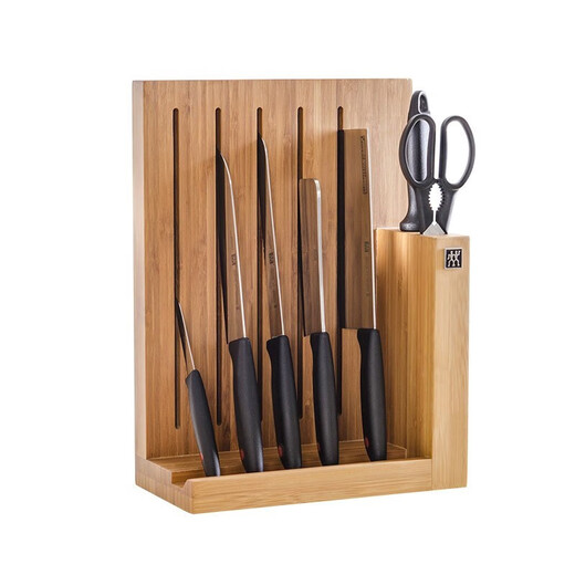 ZWILLING knife set, kitchen knife, fruit knife, bone chopping knife, vegetable knife, scissors, kitchen utensils, step by step kitchen utensils 8-piece set