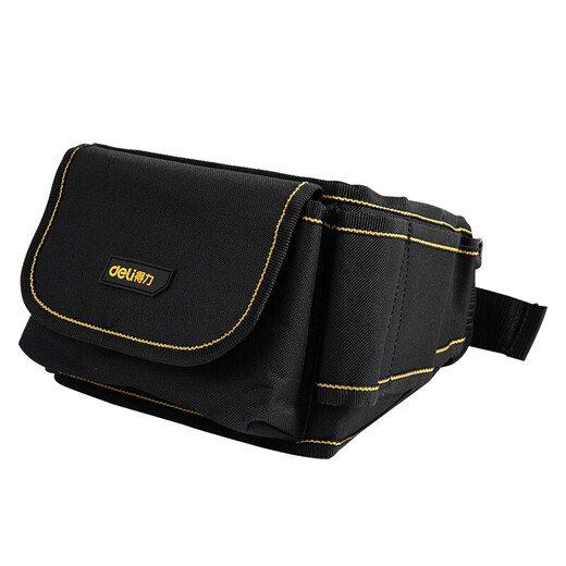 Deli Belt-type Tool Bag Electrician Bag Tool Bag Repair and Installation Tool Bag Encrypted Oxford Cloth Tool Bag Long DL5864