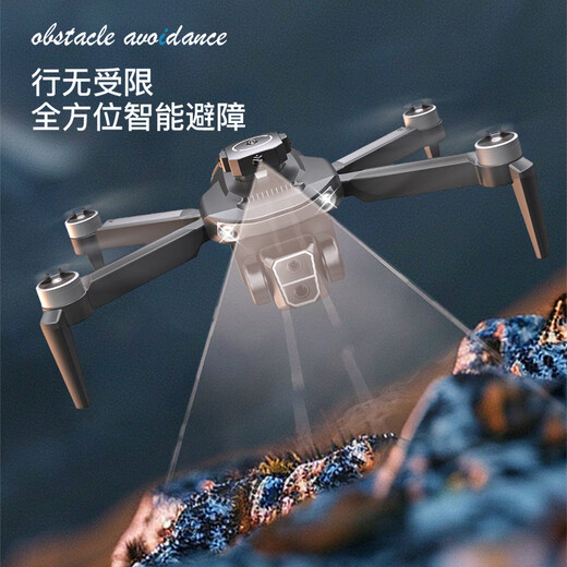 兽无人机SG101MAX小型高清入门无人机航拍器避障无刷遥控飞机四轴飞行器成人儿童玩具 黑-高清航拍-无刷电机-避障 三电池【收纳包+易损配件+多充线】