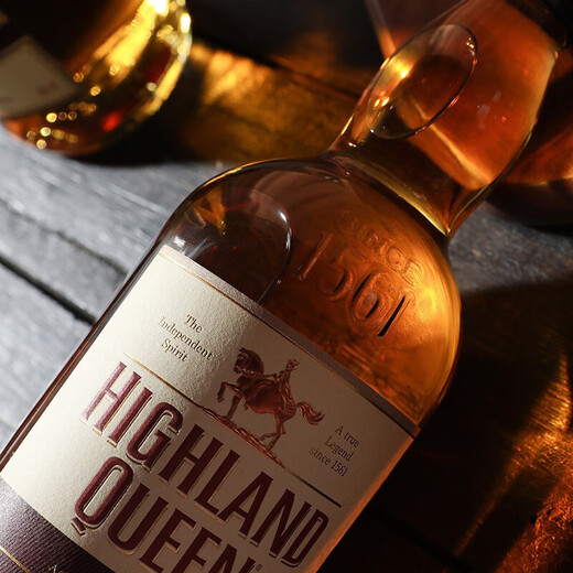 Highland Queen Vino Extranjero Scotch Scotch Sherry Whisky Botella original Botella original Vino Extranjido de 700 ml Single Piece sin caja