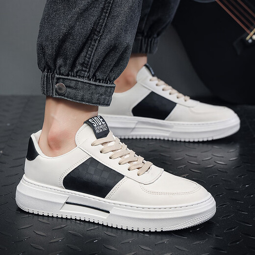 Men's summer breathable canvas shoes 2024 new men's cloth shoes Korean style trendy versatile casual board shoes trendy shoes 9906 white and black 39