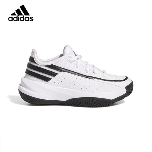 阿迪达斯 （adidas）阿迪达斯儿童实战篮球鞋FRONT COURT团队款男女小童运动鞋 ID6196 31.5码 /13k/适合脚长19cm