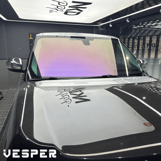 
Wispa Ask the World M579 Ideal L689 Imperial Purple Tesla Nio Xiaopeng Car Black High Privacy Film All-vehicle Sunscreen Front Windshield Colorful Sun Film Emperor Purple National Pack Installation SUV Applicable Front Gear