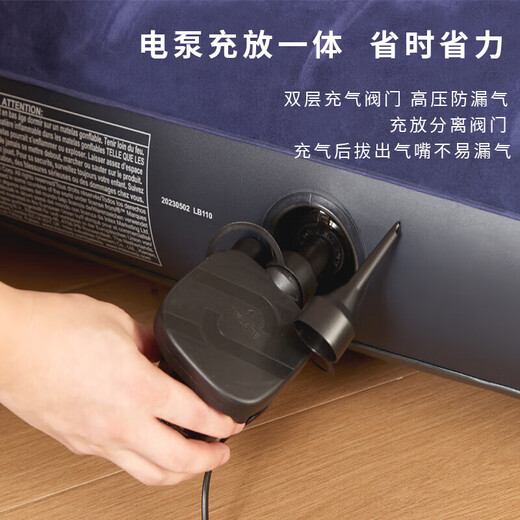 INTEX inflatable mattress home lunch break air mattress sheet single companion folding inflatable bed outdoor moisture-proof mattress new 64756