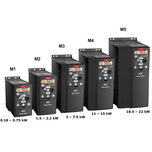 
New Danfoss frequency converter FC051 series 3 4 5.5 7.5 18.5 22kw FC051PK37S2E20 Control panel LCP12132B0101