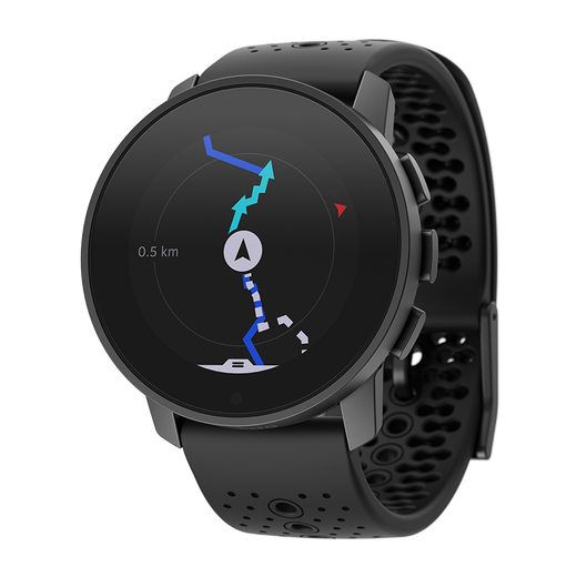 SUUNTO Men's Watch SUUNTO 9 Outdoor Smart Sports Watch Men's Watch Waterproof Color Screen Touch GPS Navigation Black/All Black